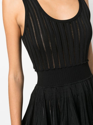 Classic Black Shiny Dress for Women from SS24 Collection