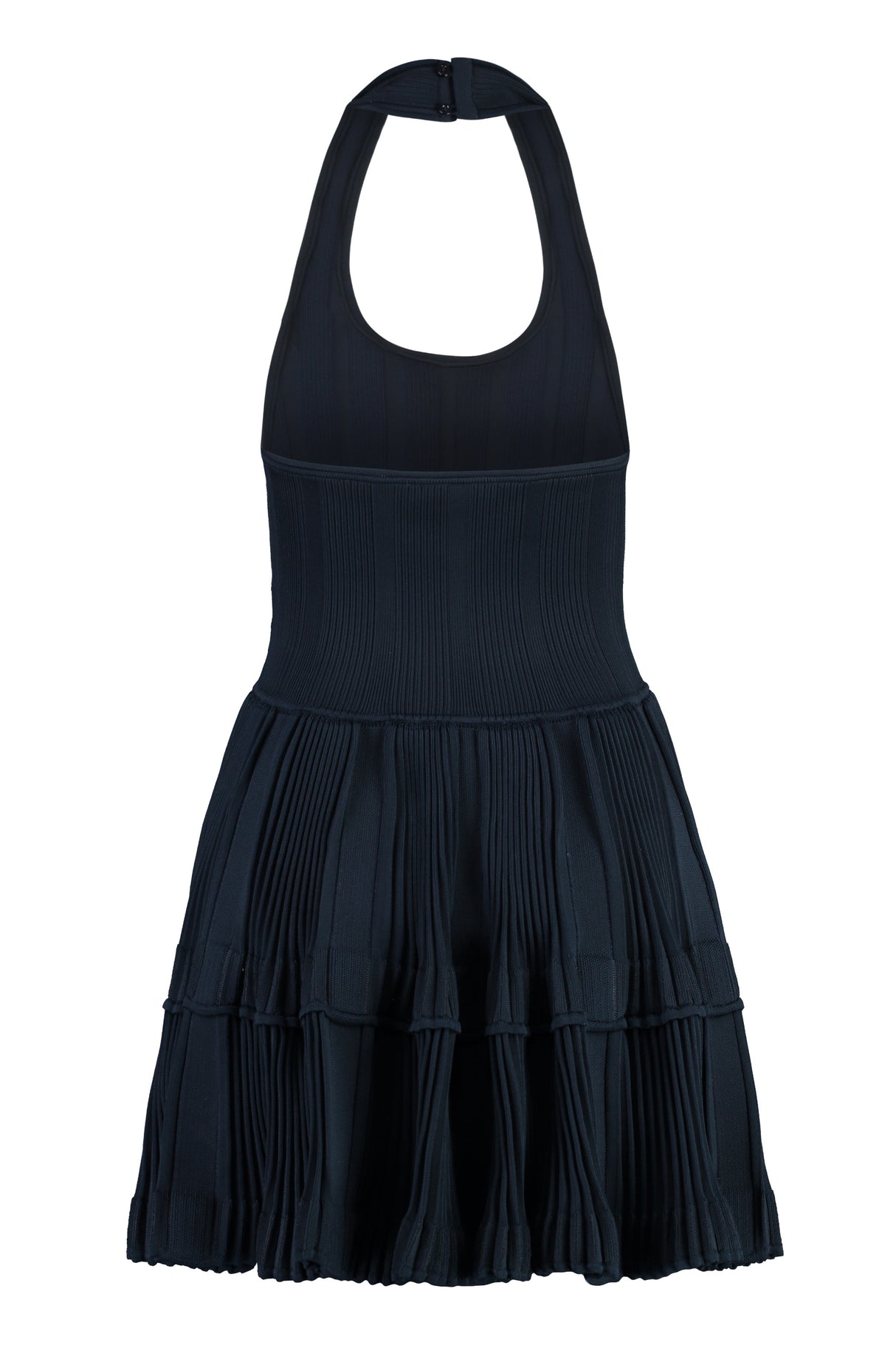 ALAIA Blue Pleated Dress for Women - FW23 Collection