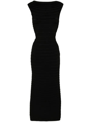 ALAIA Elegant Black Vest Dress for Women | SS24 Collection