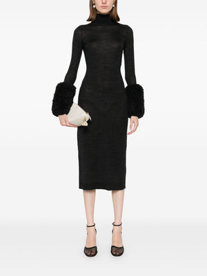 ALAIA Sleek Body-Conscious Midi Dress for Women