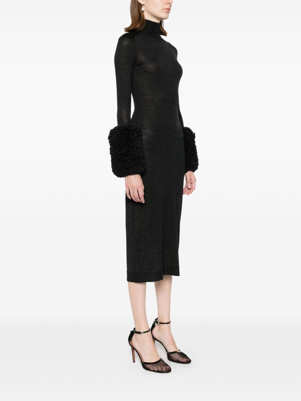 ALAIA Sleek Body-Conscious Midi Dress for Women