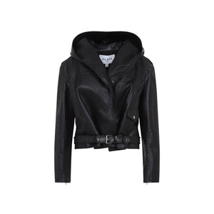 ALAIA Hooded Biker Jacket for Women