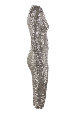 ELISABETTA FRANCHI Glam Up in this Shimmering Sequin Minidress for Women - SS24