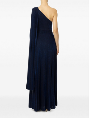 ELISABETTA FRANCHI Elegant One-Shoulder Maxi Dress