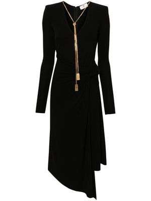 ELISABETTA FRANCHI Chic Noir Mini Dress