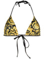 VERSACE Stylish Printed Bikini Top