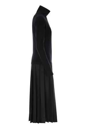 FABIANA FILIPPI Wool-Blend Pleated Dress