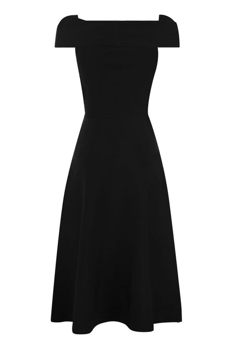 FABIANA FILIPPI Stylish Black Flare Dress for Women