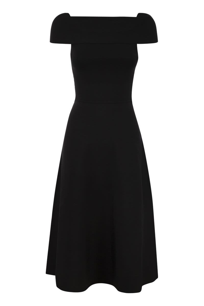 FABIANA FILIPPI Stylish Black Flare Dress for Women