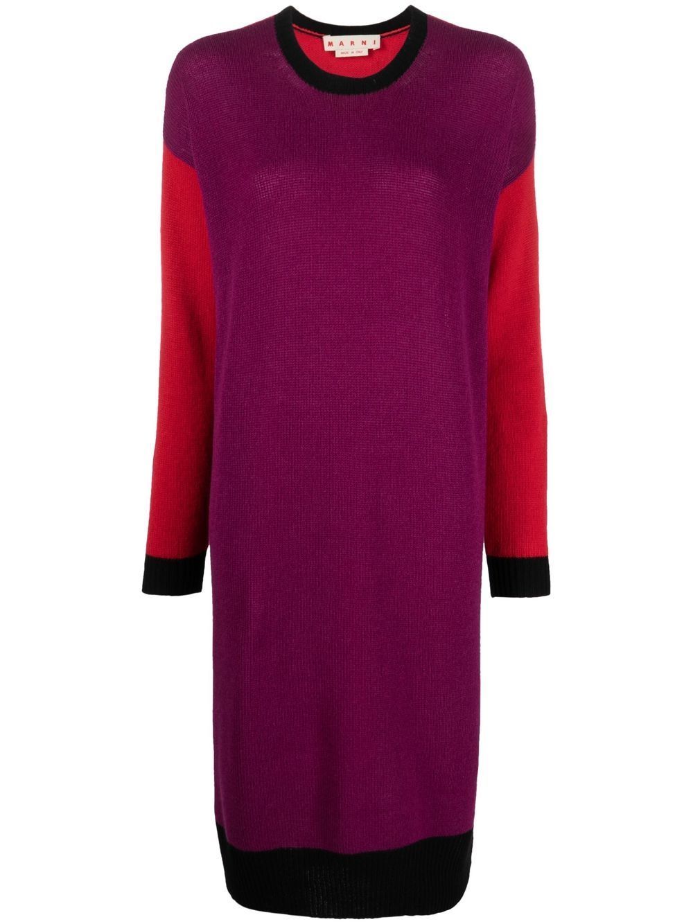 MARNI Luxurious Cashmere Dress for the Modern Woman