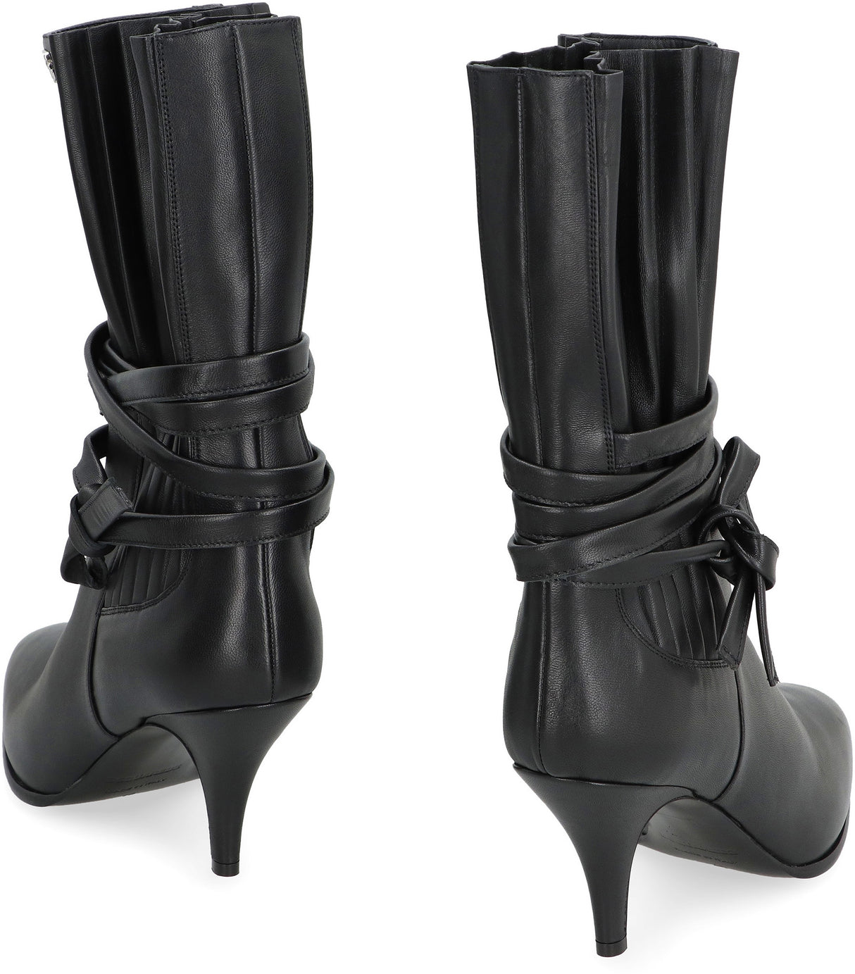 DSQUARED2 Stunning Leather Ankle Boots for Bold Women