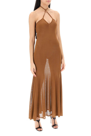 Elegant Brown Maxi Dress for Women - SS24 Collection