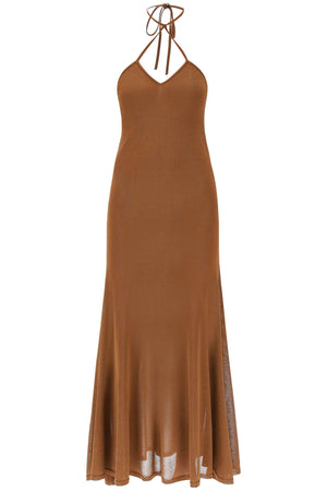 Elegant Brown Maxi Dress for Women - SS24 Collection