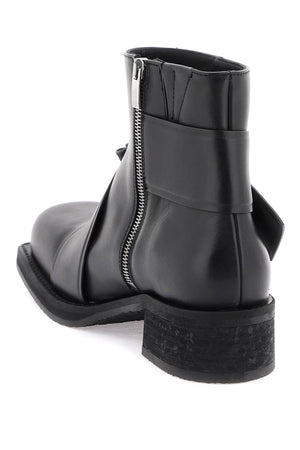 ACNE STUDIOS Stylish Leather Musubi Boots for Women - FW23