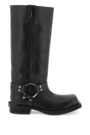 Stylish Black Biker Boots for Women - Perfect for the SS24 Season