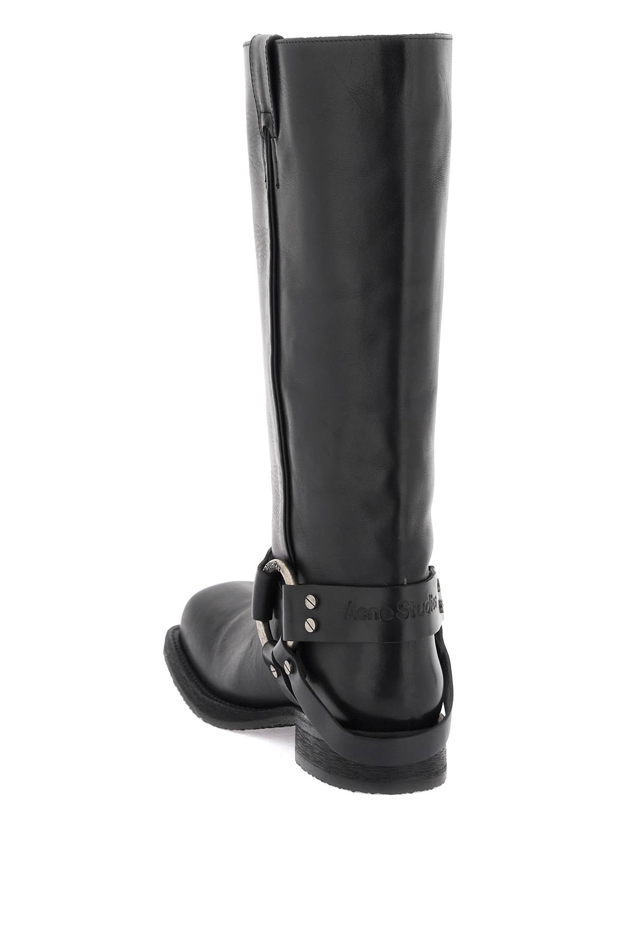 Stylish Black Biker Boots for Women - Perfect for the SS24 Season