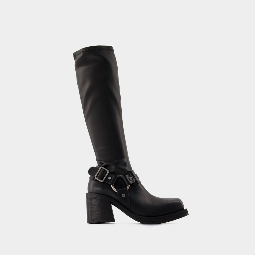 ACNE STUDIOS Sleek Black Mini Boots for Women