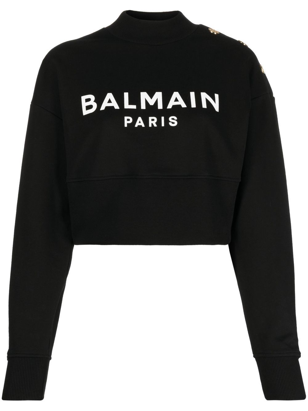 Modern Classic Logo Sweatshirt in Noir/Blanc