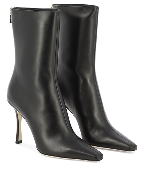 JIMMY CHOO Agathe 100 Stiletto Ankle Boots