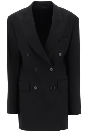 ACNE STUDIOS Sophisticated Double-Breasted Jacket in Herringbone Fabric