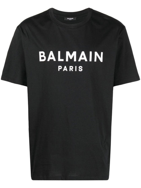 BALMAIN Printed Straight Fit T-Shirt for Men - SS23 Collection