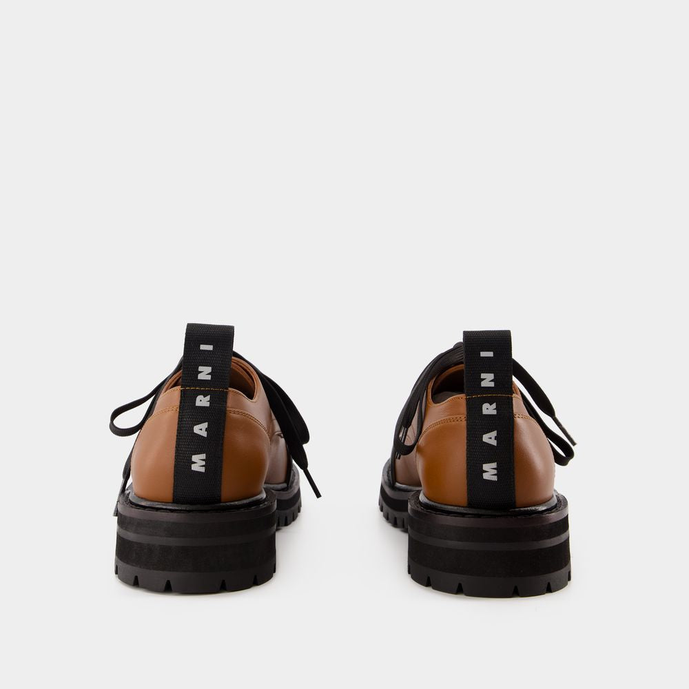 MARNI Mini Dada Leather Derbies