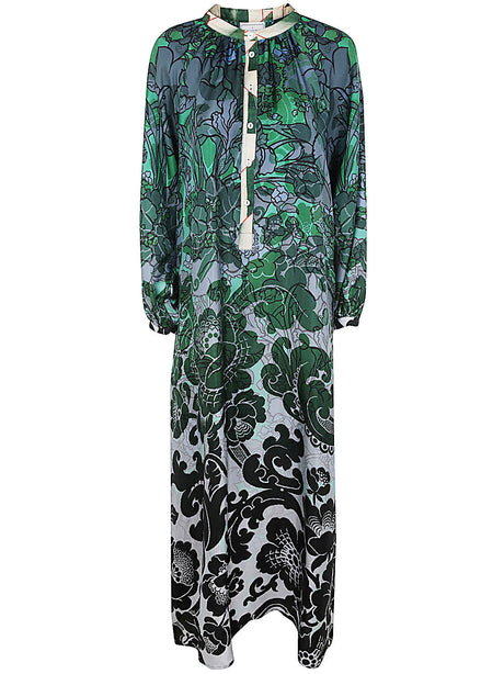 PIERRE LOUIS MASCIA Printed Silk Twill Mini Dress