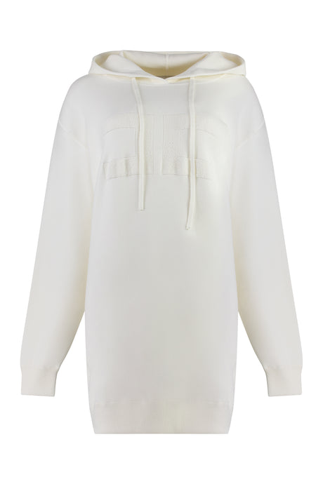 ELISABETTA FRANCHI Hooded Sweatdress