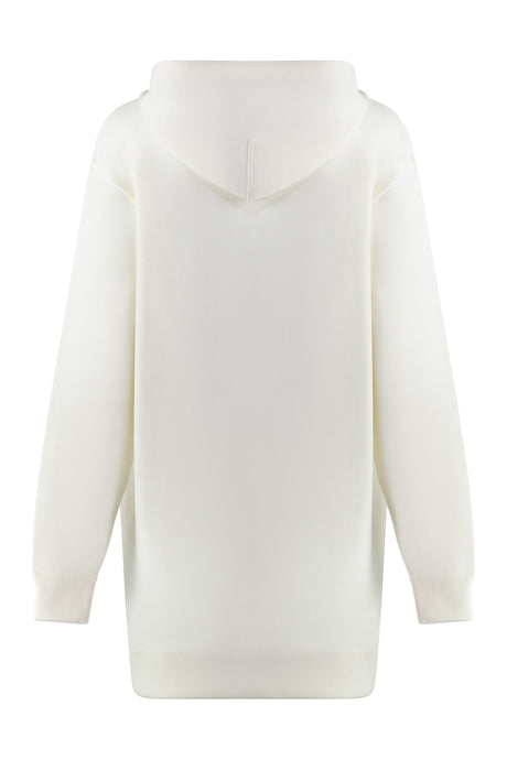 ELISABETTA FRANCHI Hooded Sweatdress