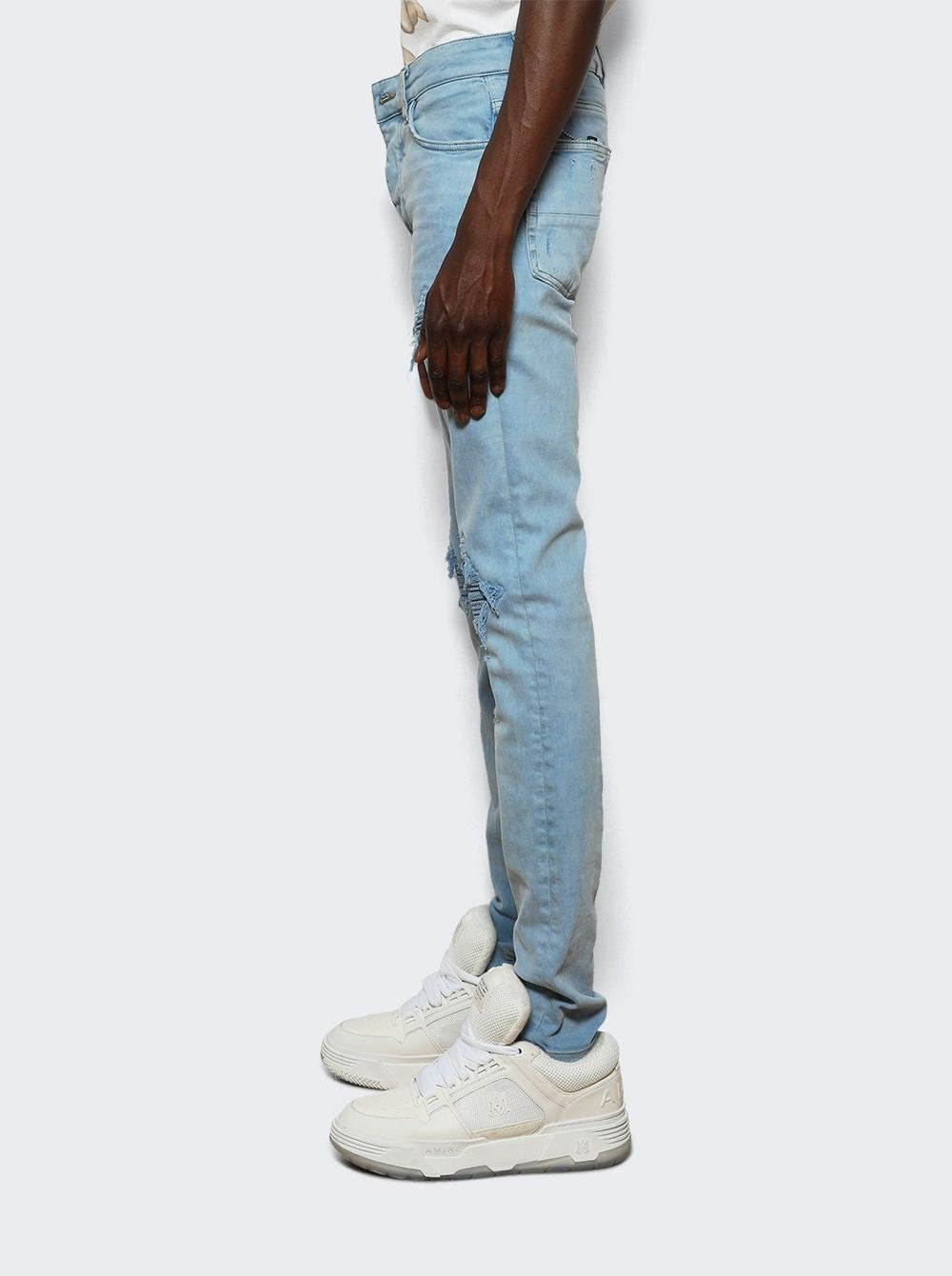 AMIRI Men's Overdyed Jeans in Ashley Blue for SS24