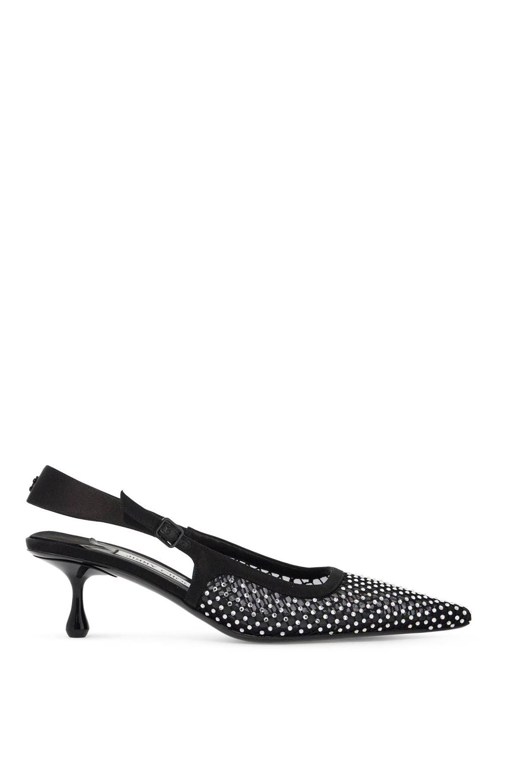 JIMMY CHOO Elegant Mesh and Satin Slingback Pumps - 50