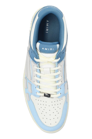 AMIRI Dual Leather High-Top Sneakers in Blue