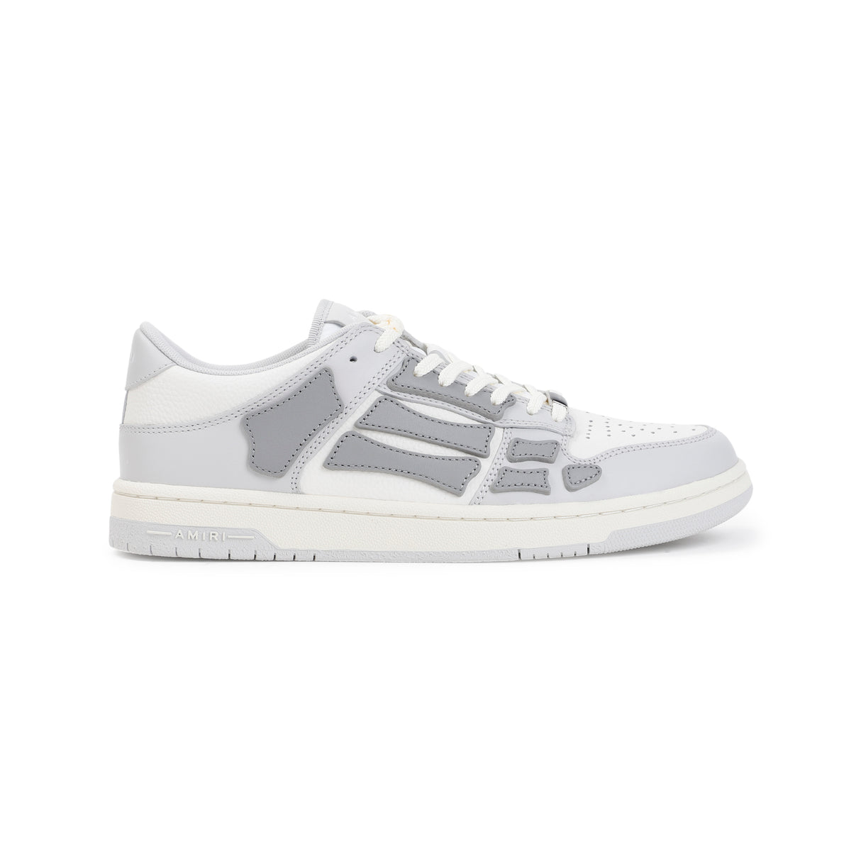 AMIRI Low-Top Skeletal Sneakers in Grey