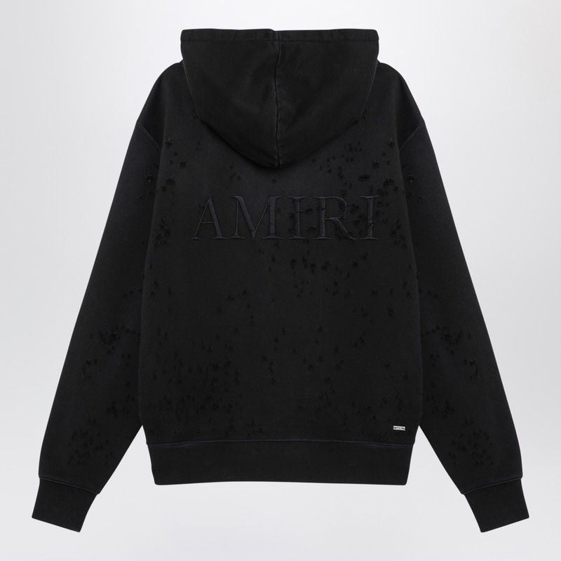 Áo hoodie đen phong cách đô thị