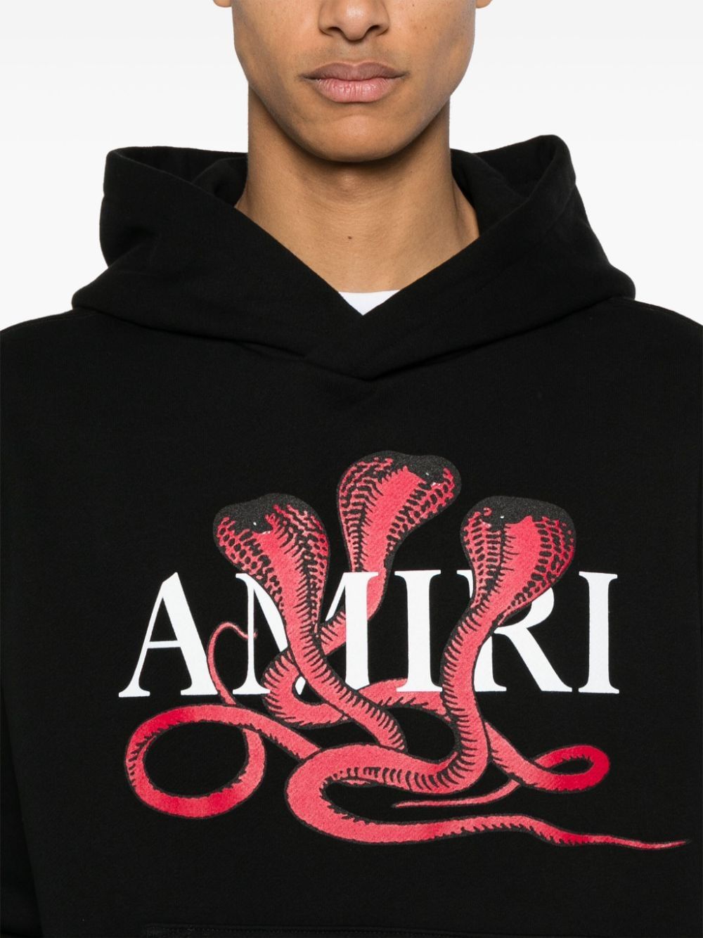 AMIRI Red Snake Hoodie for Men - FW24