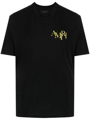 男士黑色水晶香檳T恤 (SS24)