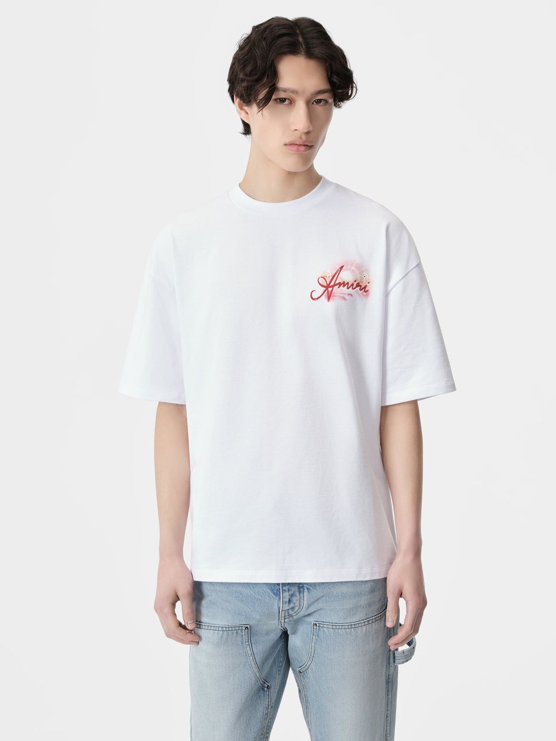 Áo T-shirt Rộng Màu Trắng