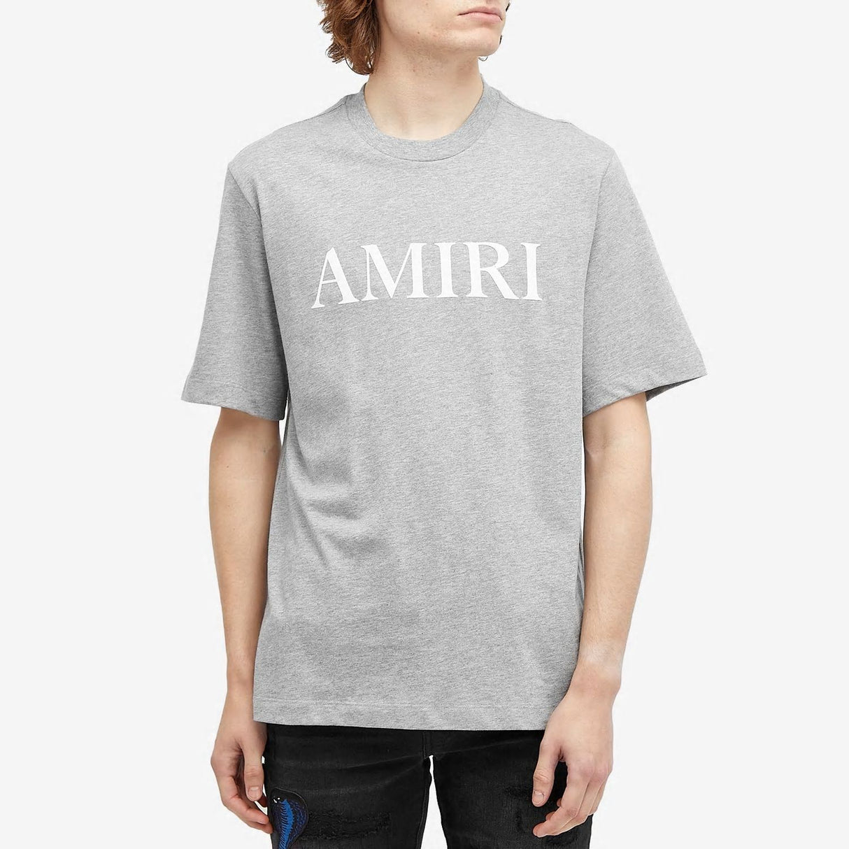 AMIRI 2024秋冬男士黑色主標誌T恤