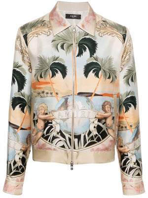 AMIRI Dreamy Cherub Silk Blouson for Men