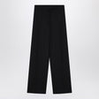 MAX MARA SPORTMAX Wide Leg Black Wool Trousers for Women