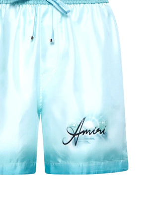 AMIRI Resort Club Silk Shorts