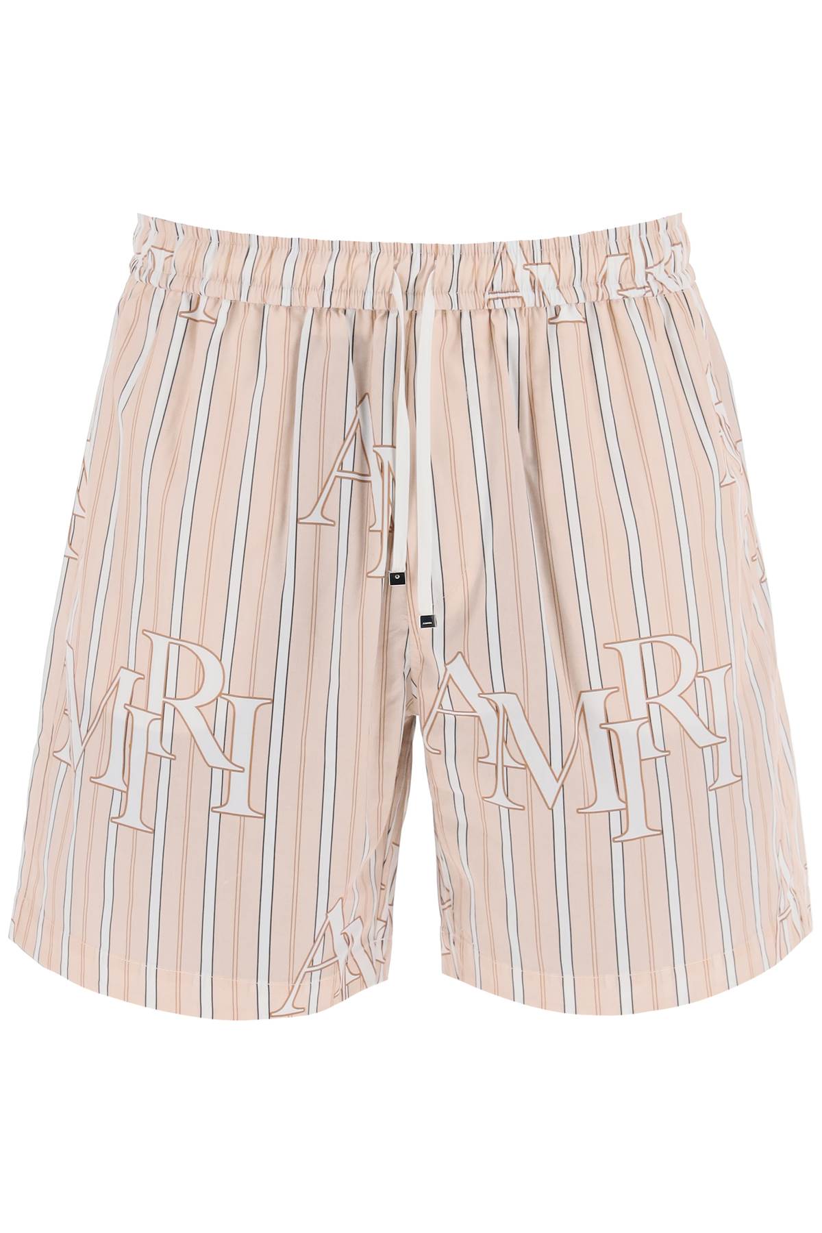 AMIRI Tech Poplin Striped Bermuda Shorts - Size L