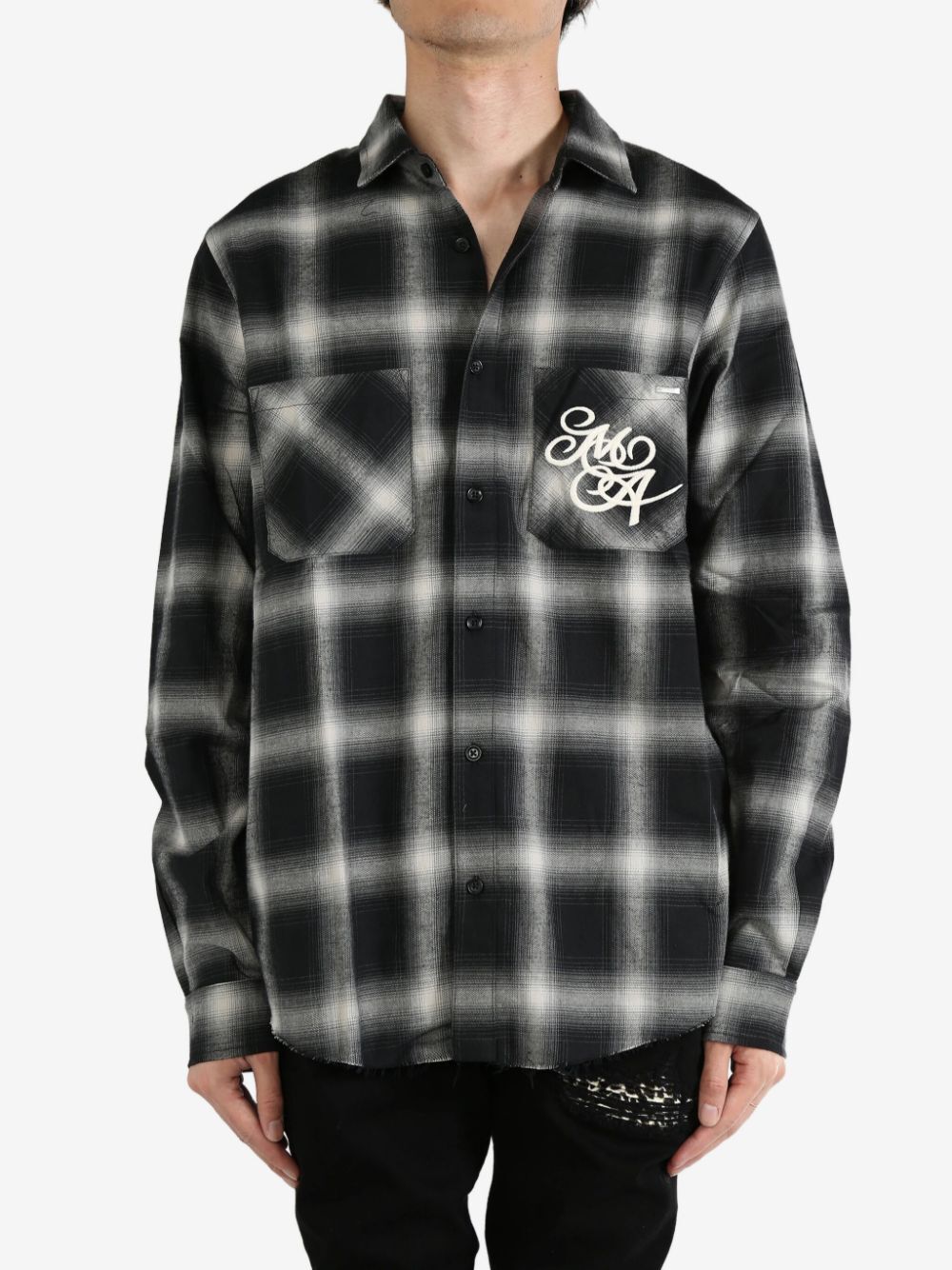 AMIRI Dynamic Swirl Flannel Shirt for Men