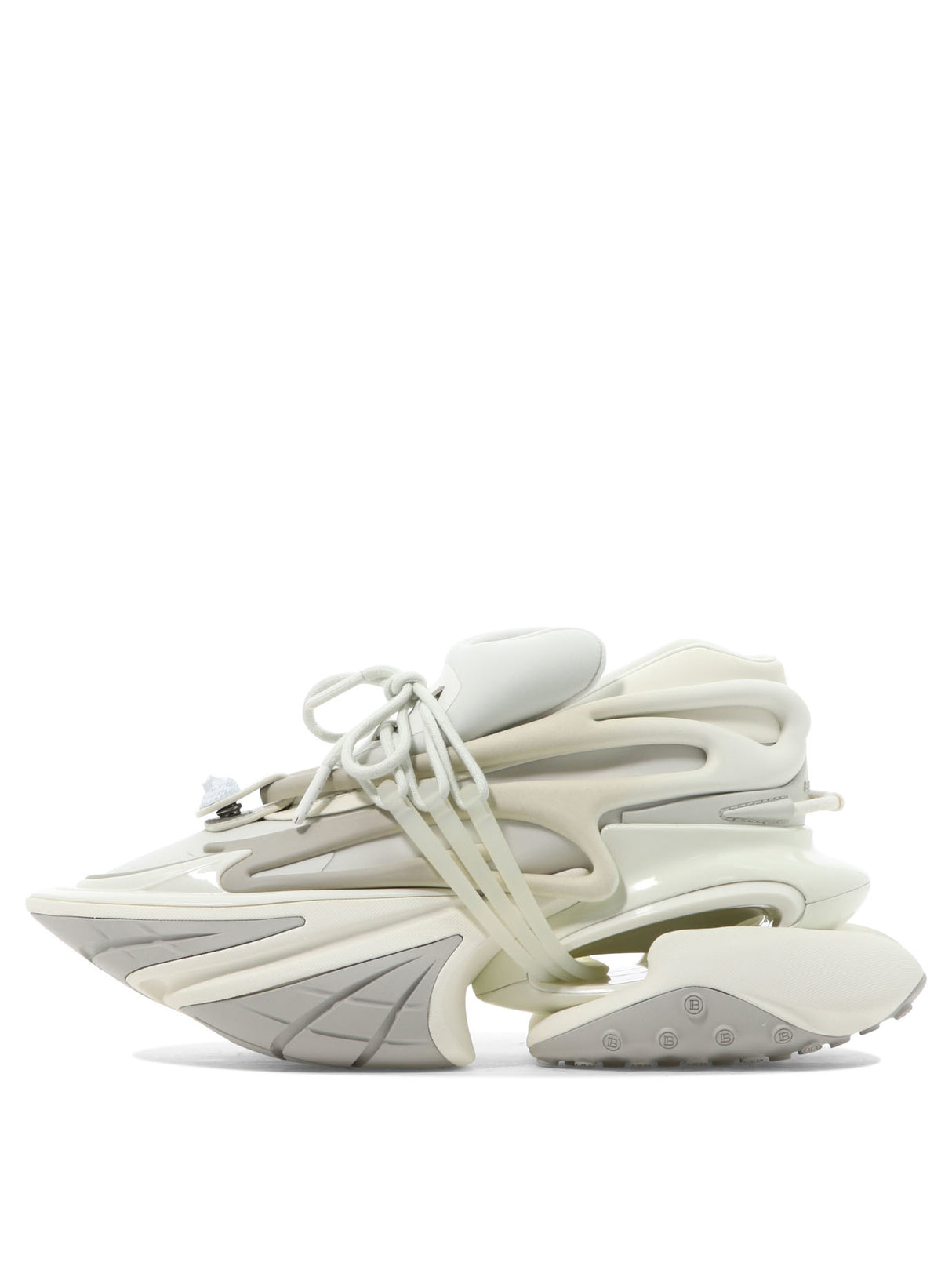 BALMAIN White Unicorn Sneakers for Women - SS24 Collection
