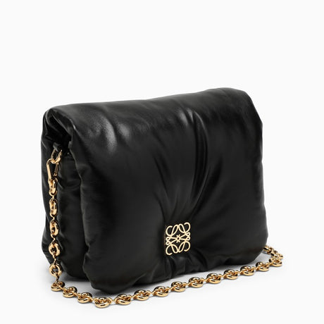 Cross-Body Bag with Leather Padded in Black for Women