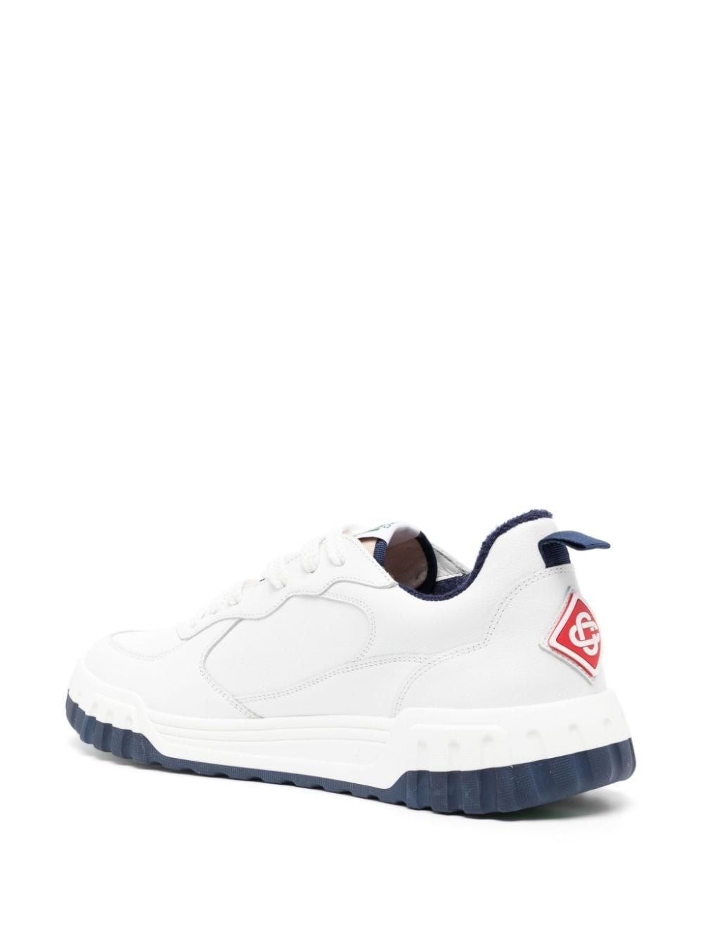 CASABLANCA Navy and White Court Sneaker for Men