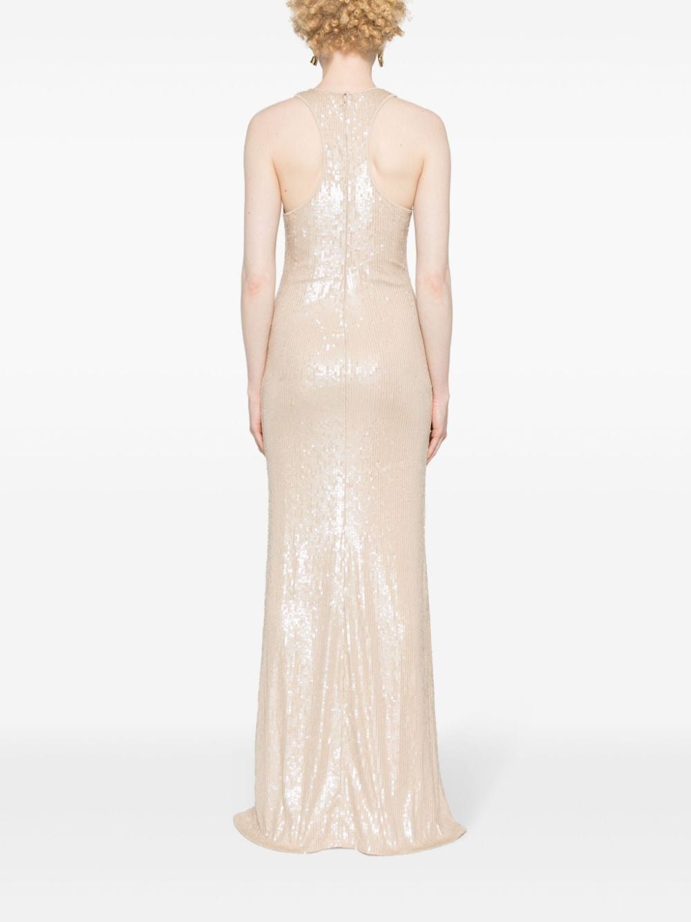 ELISABETTA FRANCHI Mini Sequin Straps Dress