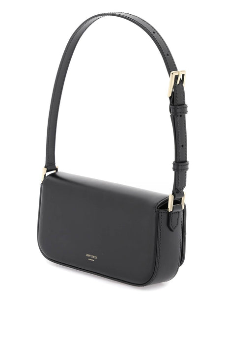 Sleek Black Leather Avenue Mini Shoulder Handbag - SS24