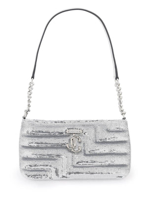 SS24 Silver Sequin Shoulder Bag for Women