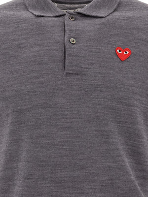 COMME DES GARÇONS PLAY Classic Men’s Polo Shirt - Mini Heart Design